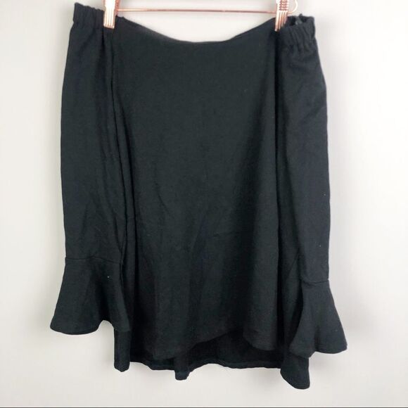 Gibson Tops - GIBSON | Off the Shoulder Black Sweatshirt Bell Sleeves XL